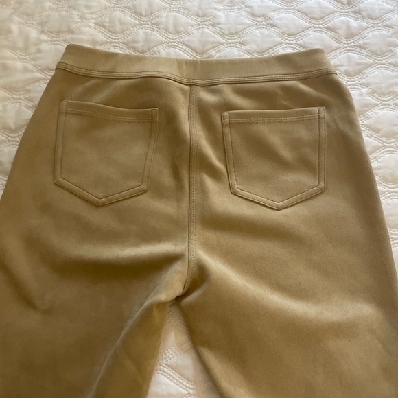 Max Studio Tan Faux Suede Leggings Size M - Picture 10 of 13